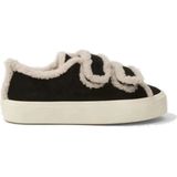 Inuikii - Shearling Velcro Sneakers - Zwart - Sneakers