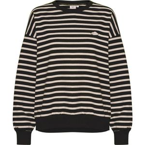 Sweater - Black - Sweatstof - Met Borduurwerk