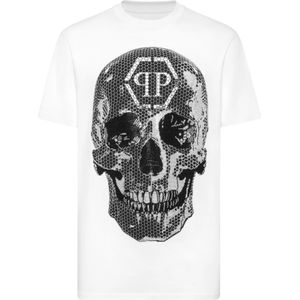 Philipp Plein, Heren, Tops, Beige, Maat: S Katoen,