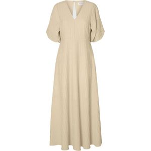 Selected Femme, Dames, Jurken, Beige, Maat: S Nylon,