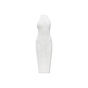 Balmain Jurk met blote rug , White , Dames , Maat: S