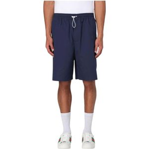 Gucci, Heren, Korte broeken, Blauw, Maat: L