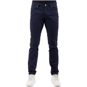 Re-Hash, Heren, Broeken, Blauw, Maat: W32 Denim,