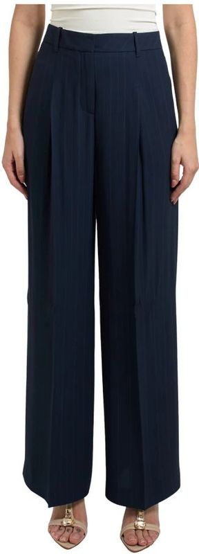 BOSS Bandplooibroek 'Tiana4'  marine / antraciet