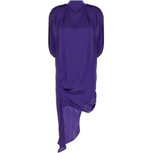 Off White, Dames, Jurken, Blauw, Maat: M