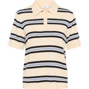 SAINT TROPEZ Trui 'LuviaSZ'  crème / lichtblauw / zwart