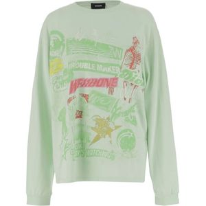 We11Done, Heren, Tops, Veelkleurig, Maat: XS Katoen,