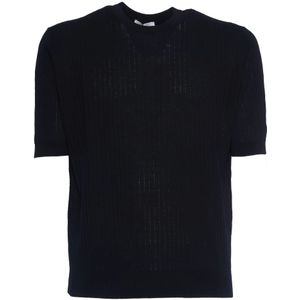 Settefili Cashmere, Heren, Truien, Blauw, Maat: XL Kasjmier,