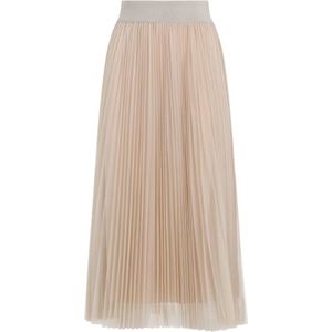 Fabiana Filippi, Dames, Rokken, Beige, Maat: XS Poliester,
