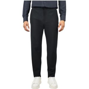 Emporio Armani, Heren, Broeken, Blauw, Maat: S Jersey,