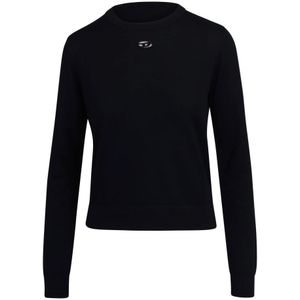 Diesel, Dames, Truien, Zwart, Maat: S Wol,
