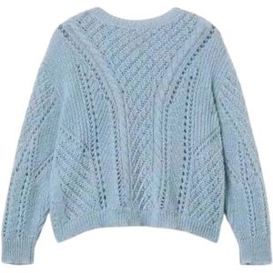 Twinset, Dames, Truien, Blauw, Maat: S