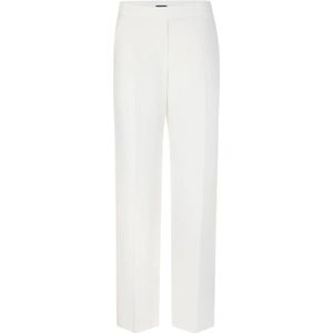 Marc Cain, Dames, Broeken, Wit, Maat: 2XL Katoen,