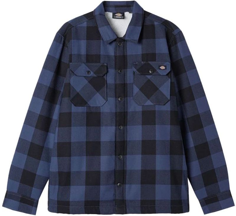 Dickies - Overhemden - Blauw - Heren - Katoen