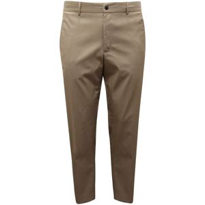 Pt01, Heren, Broeken, Groen, Maat: L Leer,