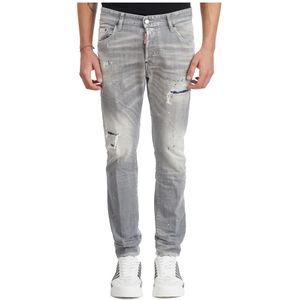 Dsquared2 Denim Skater Jeans , Gray , Heren , Maat: XS