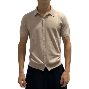 Rayne 1896, Heren, Overhemden, Beige, Maat: S