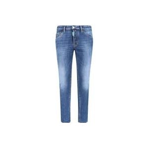 Dsquared2 Slim Fit Denim Jeans , Blue , Heren , Maat: XL