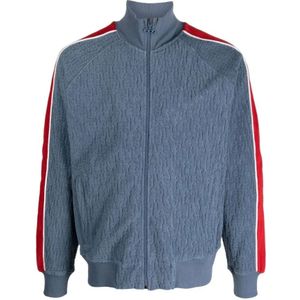 Diesel, Heren, Sweatshirts & Hoodies, Blauw, Maat: S Katoen,