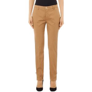 Liu Jo, Dames, Broeken, Beige, Maat: W25 Katoen,