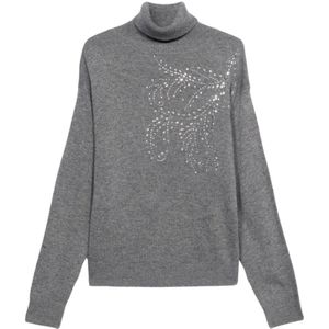 Oltre, Dames, Truien, Grijs, Maat: S Kasjmier,