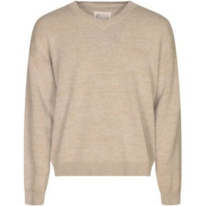 Maison Margiela, Heren, Truien, Beige, Maat: L