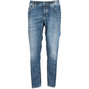 Dondup, Heren, Jeans, Blauw, Maat: W30 Katoen,