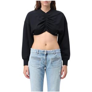 Palm Angels - Gebreide Trui - Zwart - Katoen