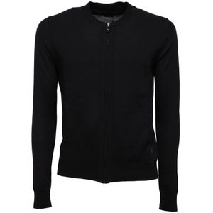 Hosio, Heren, Truien, Zwart, Maat: S Wol,