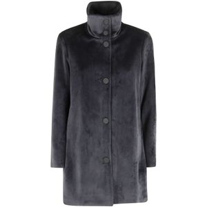 Rrd, Dames, Mantels, Zwart, Maat: XS Velours,