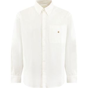 Bram's Fruit - Goud Citroen Oxford Overhemd - Wit - Heren