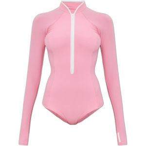 Hunza G, Dames, Badkleding, Roze, Maat: S Polyamide,