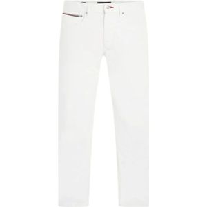 Tommy Hilfiger, Heren, Jeans, Wit, Maat: W28 L32 Katoen,