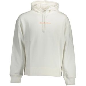 Calvin Klein, Heren, Sweatshirts & Hoodies, Wit, Maat: L