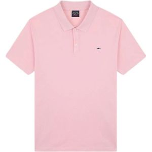 Paul & Shark, Heren, Tops, Roze, Maat: M Katoen,