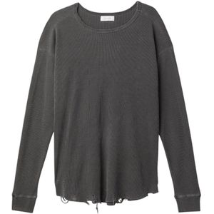 John Elliott, Heren, Tops, Grijs, Maat: M Katoen,