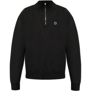 Kenzo, Heren, Sweatshirts & Hoodies, Zwart, Maat: L Katoen,