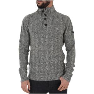 Schott Nyc, Heren, Truien, Grijs, Maat: S