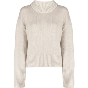 Lisa Yang, Dames, Truien, Beige, Maat: M Kasjmier,