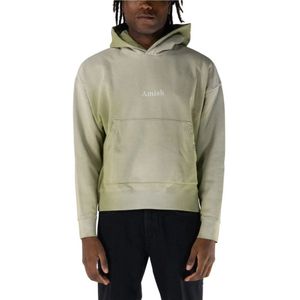 Amish, Heren, Sweatshirts & Hoodies, Groen, Maat: XS