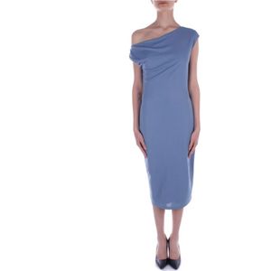 Ralph Lauren, Dames, Jurken, Blauw, Maat: XS Poliester,