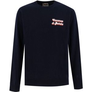 MC2 Saint Barth, Heren, Truien, Blauw, Maat: S Wol,