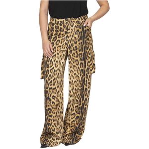 Roberto Cavalli, Dames, Broeken, Veelkleurig, Maat: 2XS