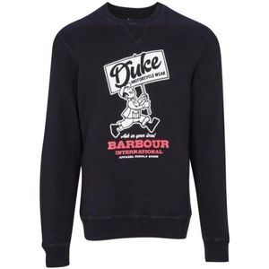 Barbour, Heren, Sweatshirts & Hoodies, Zwart, Maat: XL Katoen,