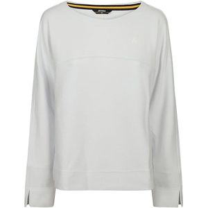 K-Way, Dames, Sweatshirts & Hoodies, Wit, Maat: S Katoen,