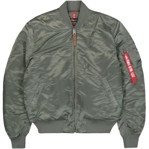 Alpha Industries, Heren, Jassen, Groen, Maat: XL Nylon,