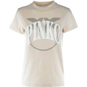 Pinko - Outer Fabric Jacket - Beige - Dames - 100% Katoen