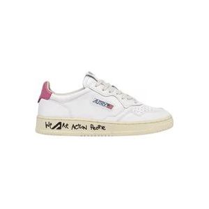 Autry Lage sneakers in vintage stijl , White , Dames , Maat: 41 EU