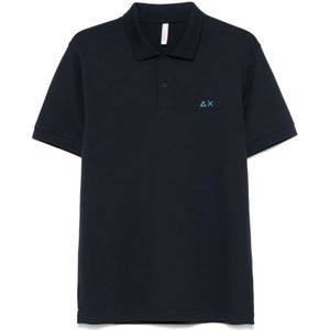 Sun68, Heren, Tops, Blauw, Maat: L