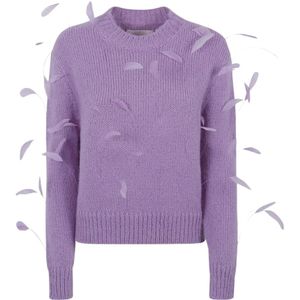 Jil Sander, Dames, Truien, Paars, Maat: S Wol,